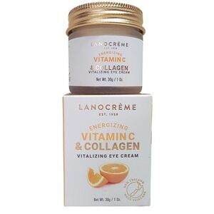 Lanocreme Vitamin C & Collagen Energizing Vitalizing Eye‎ Cream 30g/1oz NEW